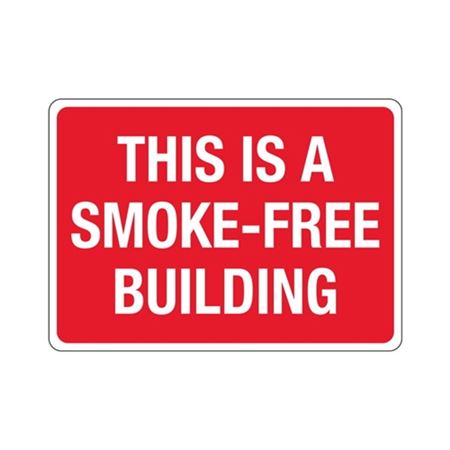 This Is A Smoke-Free Building Sign